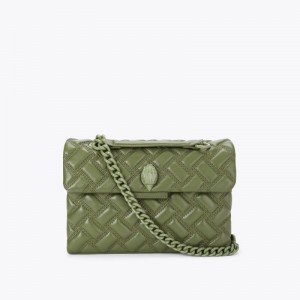 Borse Crossbody Donna Kurt Geiger London Kensington Drench Khaki Italia | VX78-587