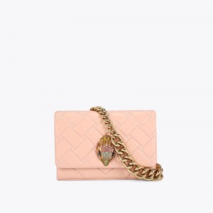 Borse Crossbody Donna Kurt Geiger London Mini Kensington East West Blush Italia | HU62-593