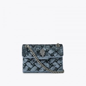 Borse Crossbody Donna Kurt Geiger London Mini Crystal Kensington Verde Acqua Italia | RX72-201