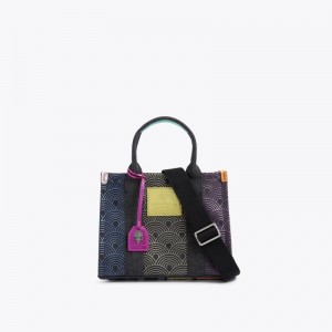 Borse Tote Donna Kurt Geiger London Small Southbank Nere Italia | KQ80-701