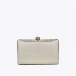 Clutches Donna Kurt Geiger London Crystal Kensington Oro Italia | PB46-885