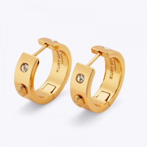 Gioielli Donna Kurt Geiger London Eagle Hoop Earrings Oro Italia | TU99-196