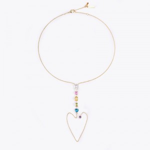 Gioielli Donna Kurt Geiger London Rainbow Mix Necklace Colorate Italia | GL99-742