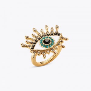 Gioielli Donna Kurt Geiger London Eye Cocktail Ring Oro Italia | AM65-332