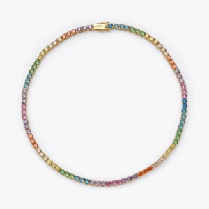 Gioielli Donna Kurt Geiger London Tennis Necklace Colorate Italia | SN34-258