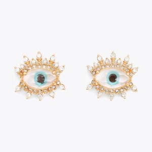 Gioielli Donna Kurt Geiger London Eye Stud Earrings Oro Italia | IV63-761