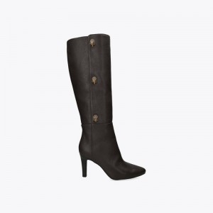 Stivali Ginocchio Donna Kurt Geiger London Shoreditch Marroni Italia | JX57-033