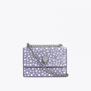 Mini Borse Donna Kurt Geiger London Small Shoreditch Stud Lilac Italia | AE67-859