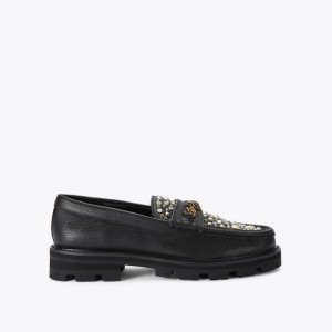 Mocassini Donna Kurt Geiger London Carnaby Grosso Nere Italia | AM16-041