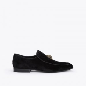 Mocassini Uomo Kurt Geiger London Hugh Nere Oro Italia | XU62-370