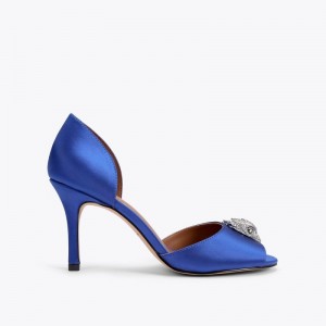 Sandali Donna Kurt Geiger London Kensington D'Orsay Blu Italia | DM37-820