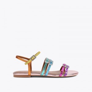 Sandali Donna Kurt Geiger London Pierra Basse Colorate Italia | PU35-487