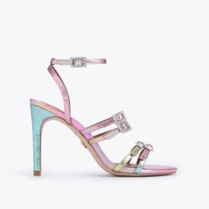 Sandali Donna Kurt Geiger London Pierra Rosa Italia | YN22-100