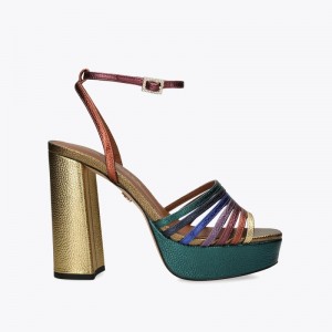 Sandali Donna Kurt Geiger London Pierra Platform Heel Colorate Italia | WI31-276