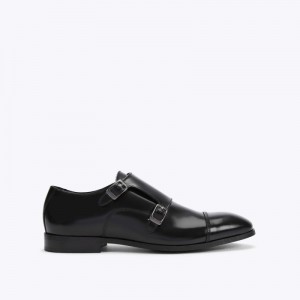 Scarpe da Sera Uomo Kurt Geiger London Harry Monk Nere Italia | RP09-405