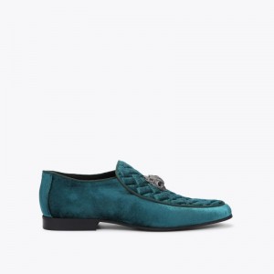 Scarpe da Sera Uomo Kurt Geiger London Hugh Eagle Head Verde Acqua Italia | NF86-994