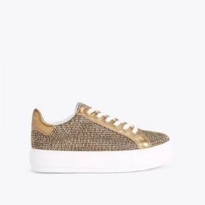 Sneakers Donna Kurt Geiger London Laney Beige Italia | GN31-499