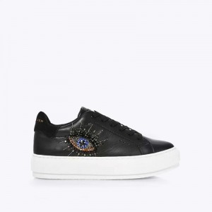 Sneakers Donna Kurt Geiger London Laney Eye Nere Italia | GC74-484