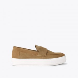 Sneakers Uomo Kurt Geiger London Laney Slip On Marroni Italia | BR10-098