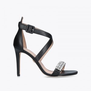 Tacchi Donna Kurt Geiger London Knightsbridge Crystal Nere Italia | SR00-326