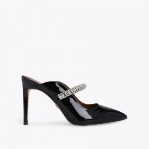 Tacchi Donna Kurt Geiger London Duke Mule Nere Italia | FU66-390