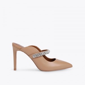 Tacchi Donna Kurt Geiger London Duke Mule Camel Italia | EC39-353