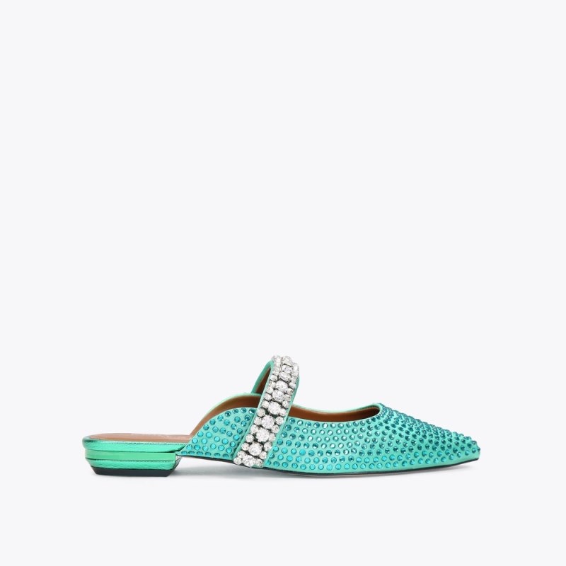 Ballerine Donna Kurt Geiger London Princely Mule Verde Acqua Italia | TY74-168