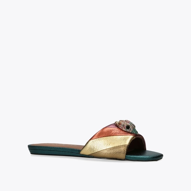 Ballerine Donna Kurt Geiger London Kensington Sandal Colorate Italia | FJ25-218