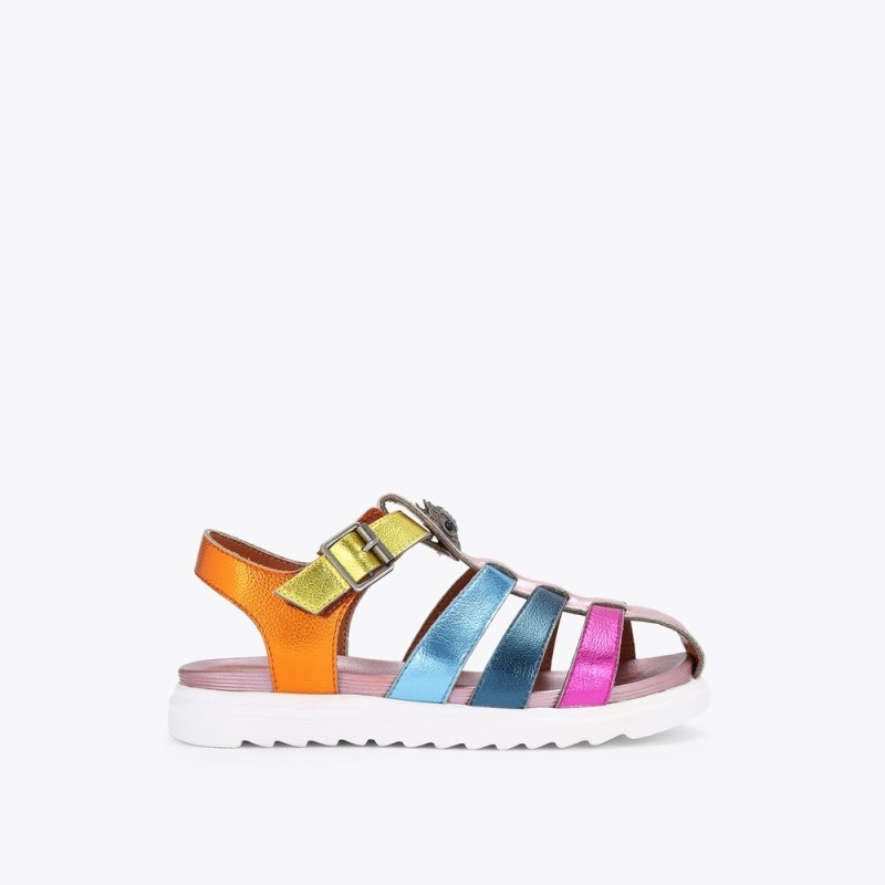 Bambino Donna Kurt Geiger London Mini Fisherman Sandal Colorate Italia | FZ40-921