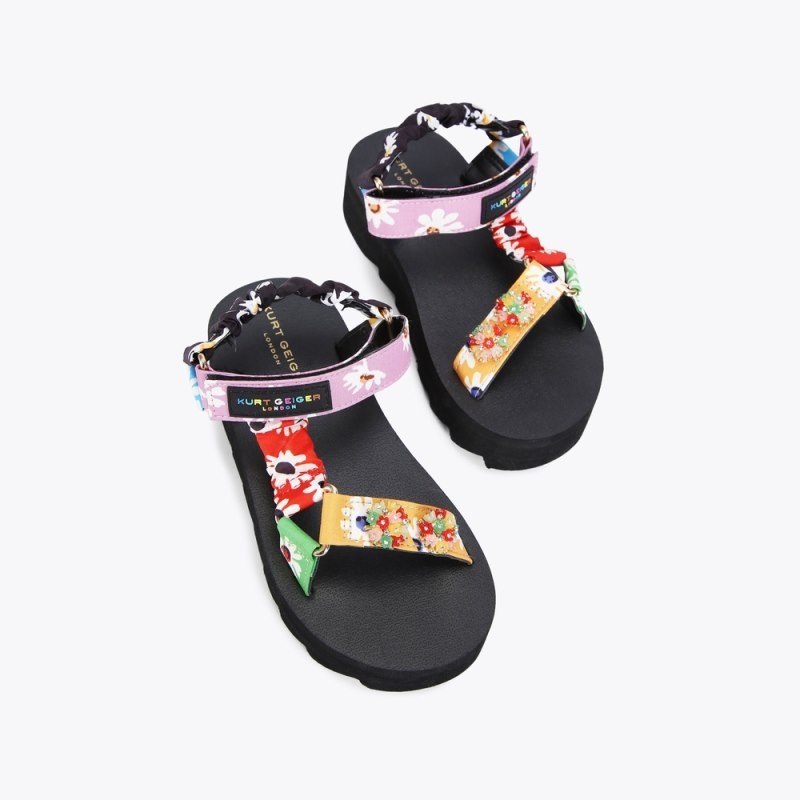 Bambino Donna Kurt Geiger London Mini Orion Sandal Colorate Italia | QI93-206