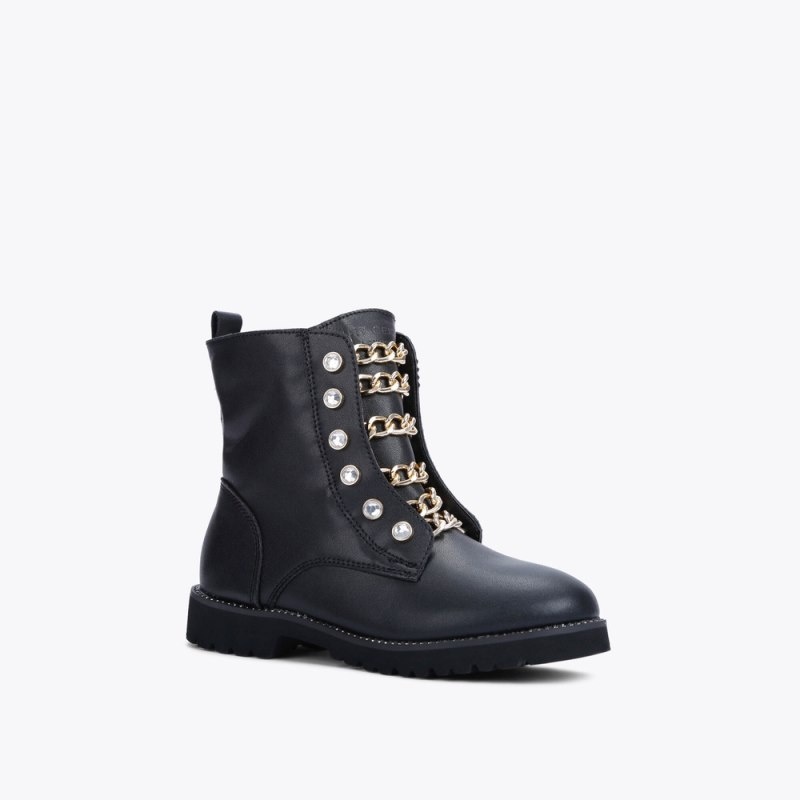 Bambino Donna Kurt Geiger London Mini Bax Boot Nere Italia | PJ58-011