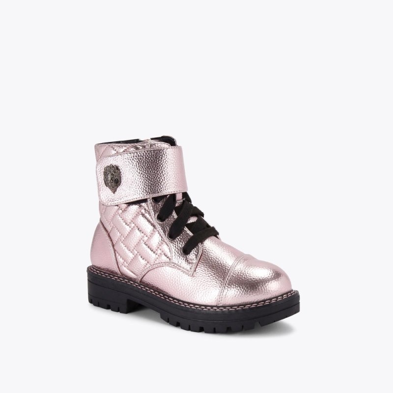 Bambino Donna Kurt Geiger London Kensington Cinturino Boot Rosa Italia | QR30-550