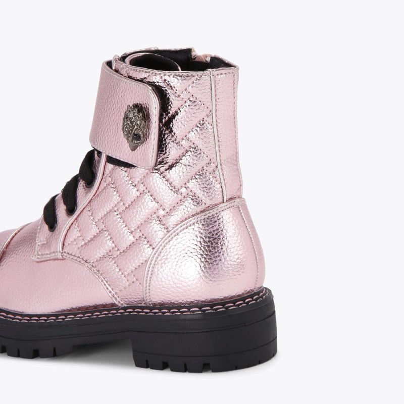 Bambino Donna Kurt Geiger London Kensington Cinturino Boot Rosa Italia | QR30-550