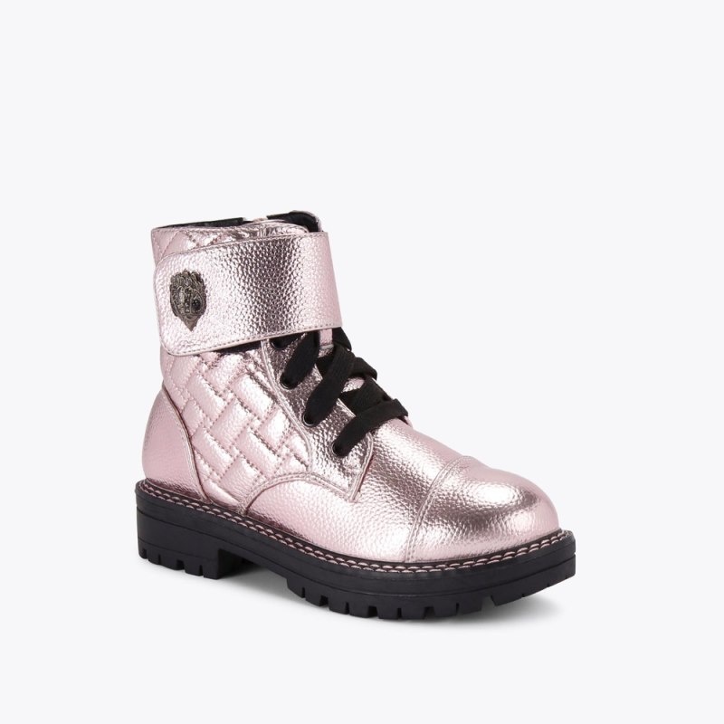 Bambino Donna Kurt Geiger London Kensington Cinturino Boot Rosa Italia | JQ22-222