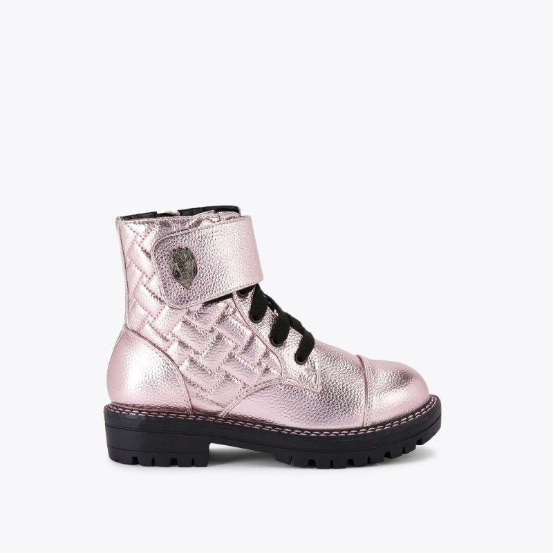 Bambino Donna Kurt Geiger London Kensington Cinturino Boot Rosa Italia | JQ22-222