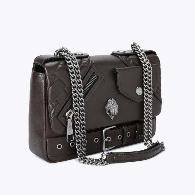 Borse Crossbody Donna Kurt Geiger London Hackney Marroni Scuro Italia | QT91-637