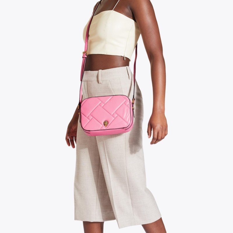 Borse Crossbody Donna Kurt Geiger London Kensington Rosa Italia | WO74-414