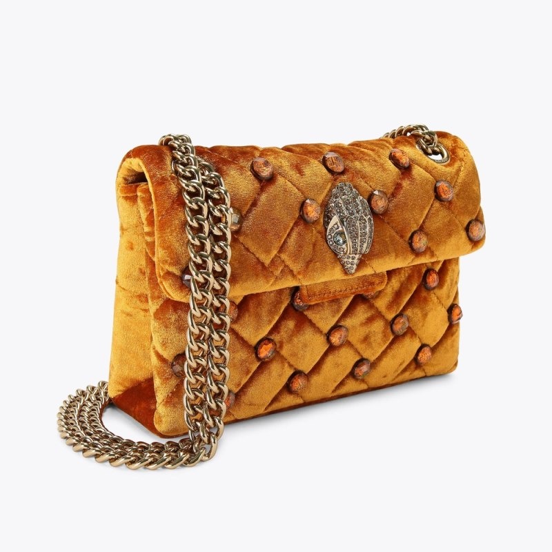 Borse Crossbody Donna Kurt Geiger London Mini Crystal Kensington Arancioni Italia | JX93-338