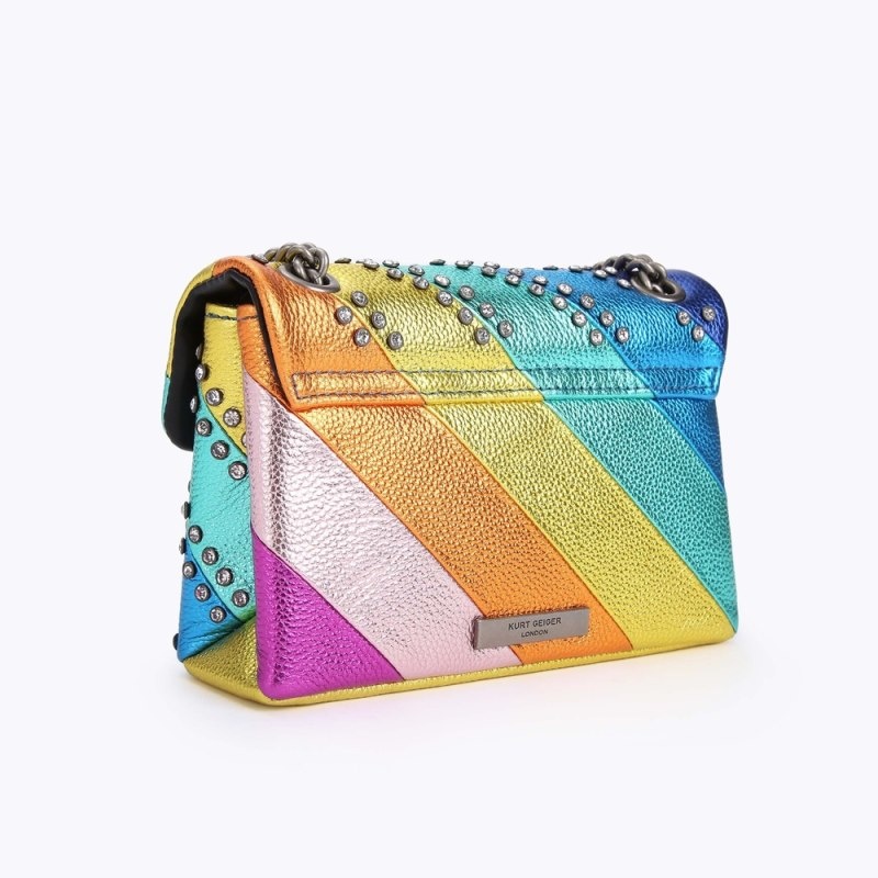 Borse Crossbody Donna Kurt Geiger London Mini Crystal Kensington Colorate Italia | IG54-159