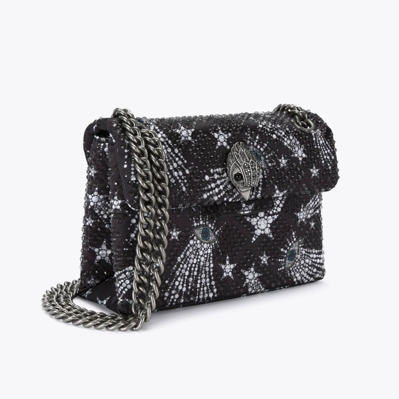 Borse Crossbody Donna Kurt Geiger London Mini Fabric Kensington Nere Italia | NR82-522