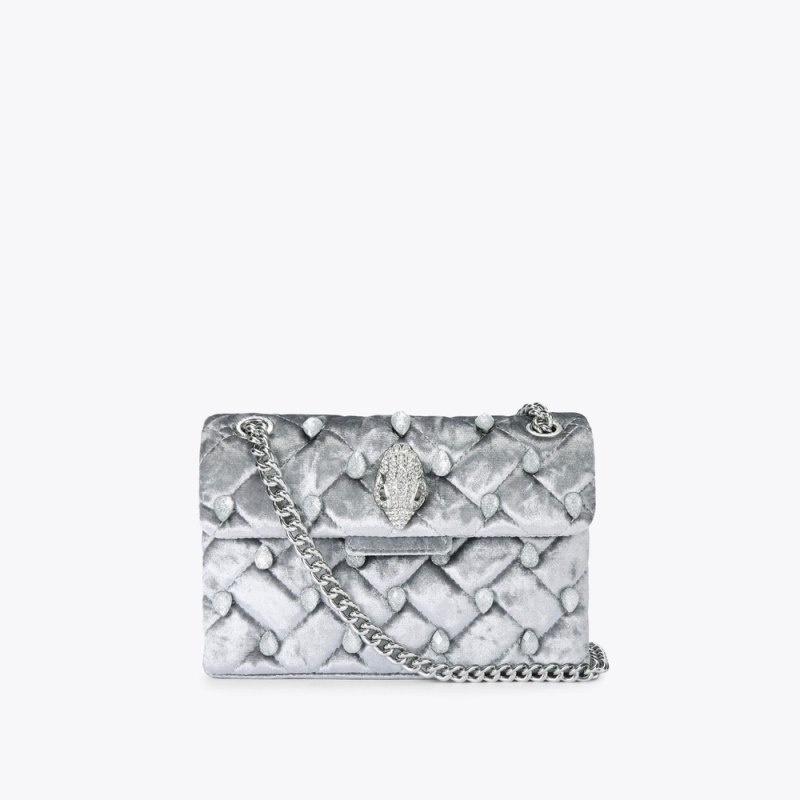 Borse Crossbody Donna Kurt Geiger London Mini Crystal Kensington Grigie Italia | EF09-953