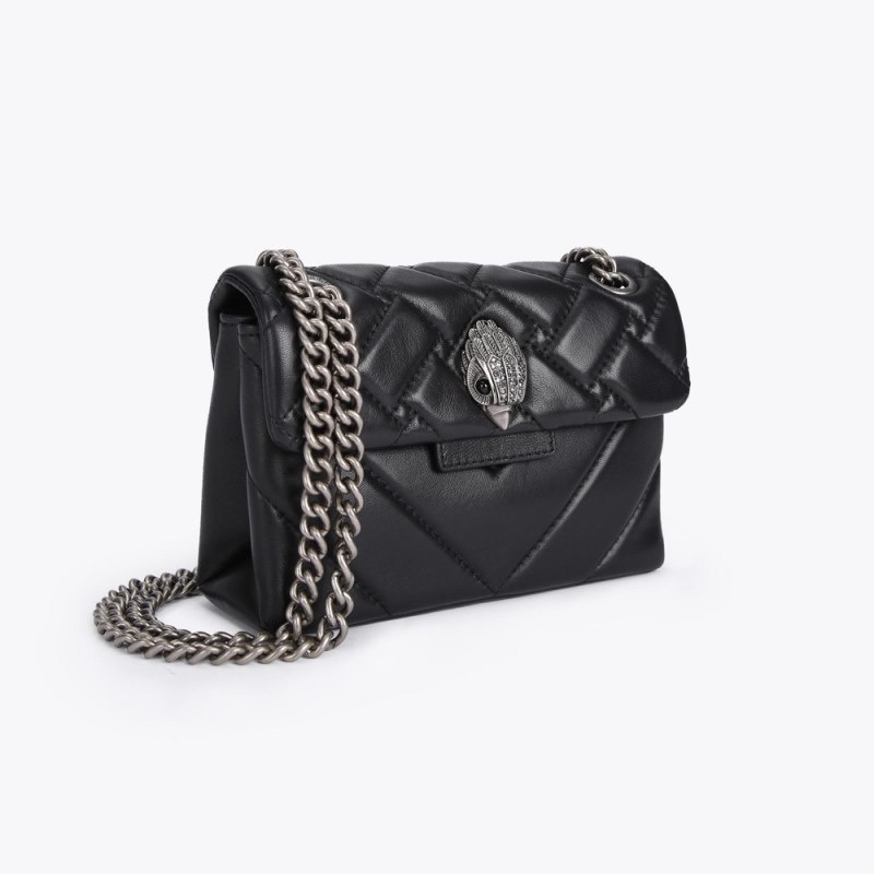 Borse Crossbody Donna Kurt Geiger London Mini Kensington Nere Italia | ZS63-036