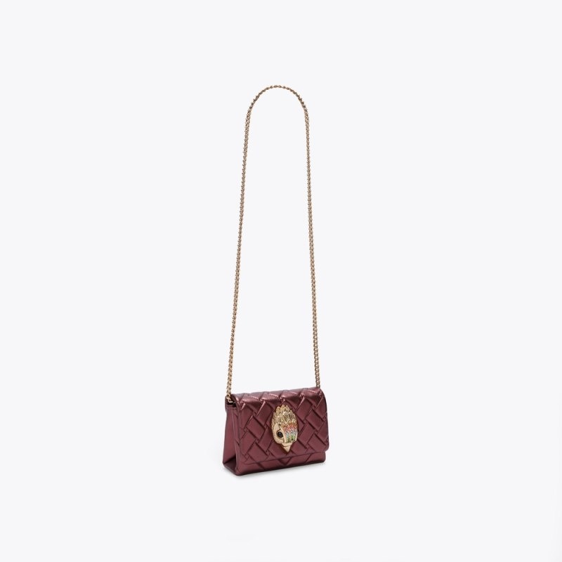 Borse Crossbody Donna Kurt Geiger London Mini Eagle Kensington Marroni Scuro Italia | PO18-360