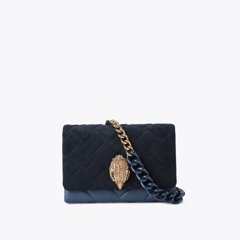 Borse Crossbody Donna Kurt Geiger London Mini Kensington Kurt Blu Scuro Italia | ZT24-216