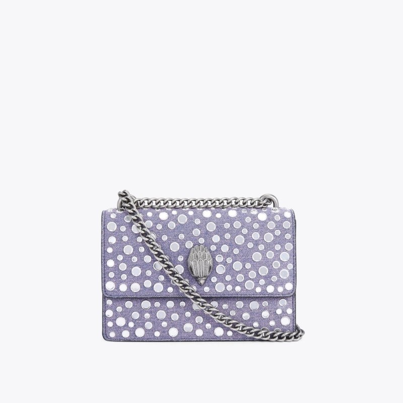 Borse Crossbody Donna Kurt Geiger London Small Shoreditch Stud Bag Lilac Italia | BM85-519