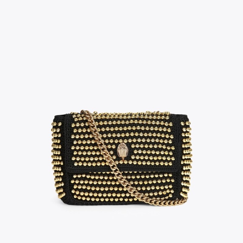 Borse Crossbody Donna Kurt Geiger London Crochet Stud Kensington Nere Italia | YM05-681