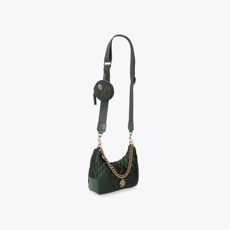 Borse Crossbody Donna Kurt Geiger London Recycled Multi Verdi Scuro Italia | UU61-497