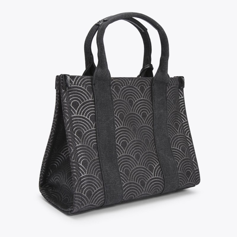 Borse Tote Donna Kurt Geiger London Small Southbank Nere Italia | LK20-475