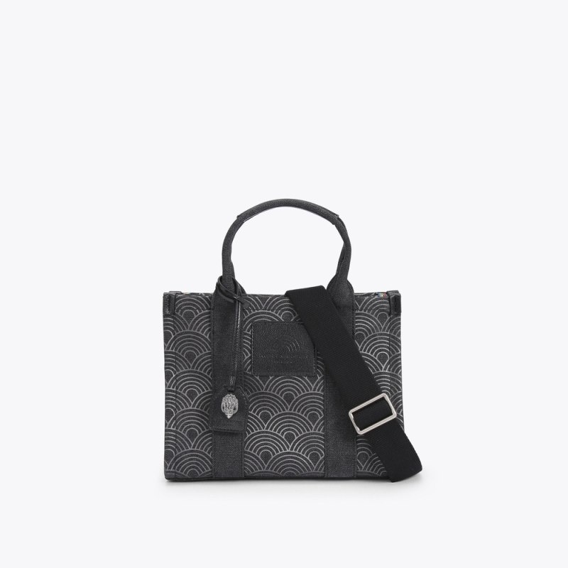 Borse Tote Donna Kurt Geiger London Small Southbank Nere Italia | LK20-475