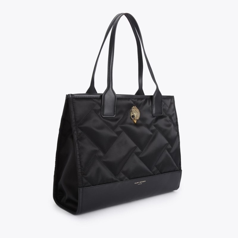 Borse Tote Donna Kurt Geiger London Small Recycled Square Shopper Nere Italia | YP91-295